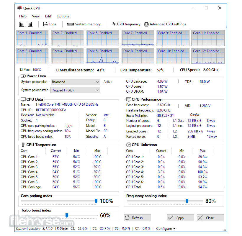 Quick CPU 畫面截圖 3