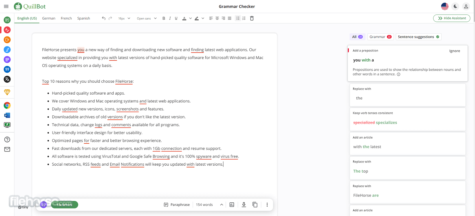 QuillBot - Paraphrase Text Anywhere 畫面截圖 2
