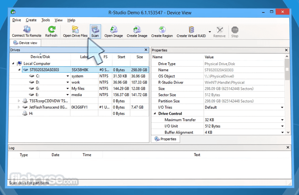 R-Studio 9.5 build 畫面截圖 4