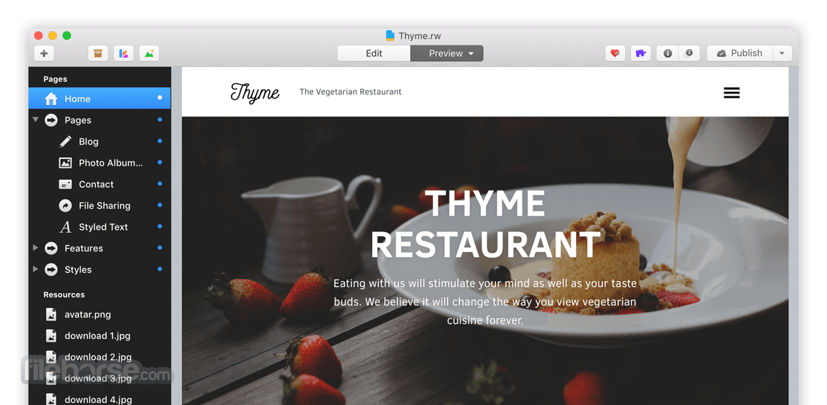 RapidWeaver 畫面截圖 2