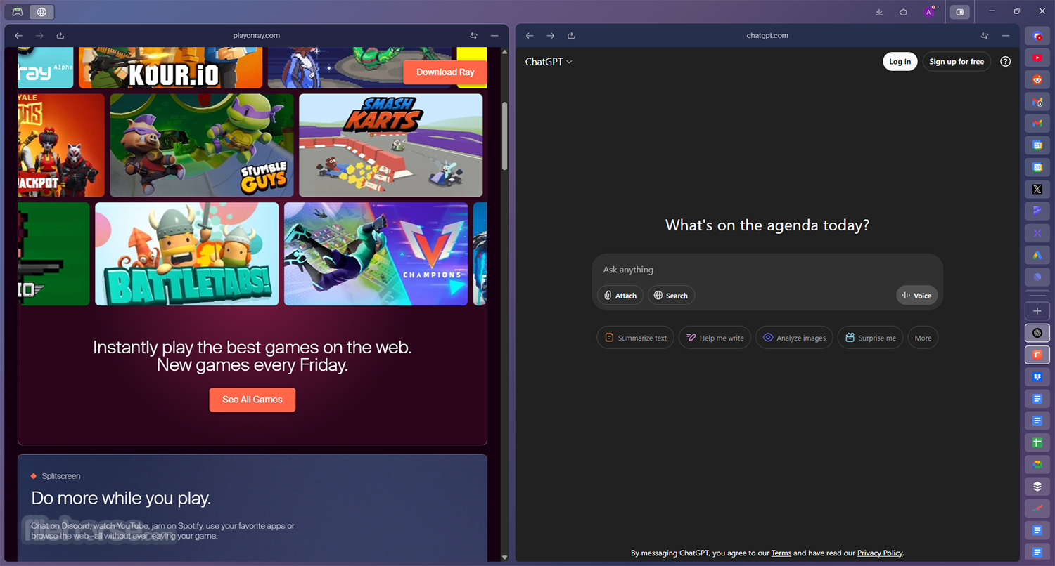 Ray Browser - Built For Gaming 畫面截圖 3