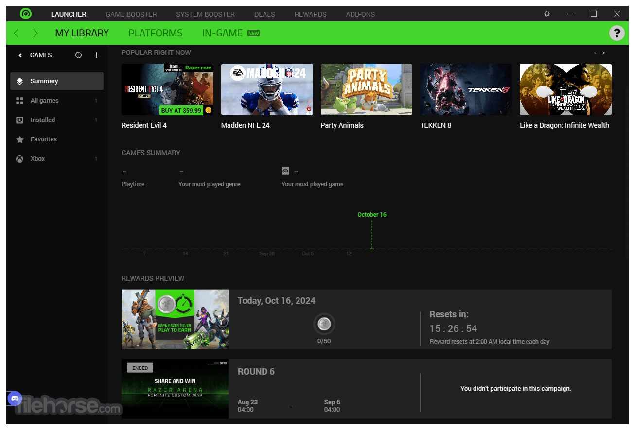 Razer Cortex 畫面截圖 1