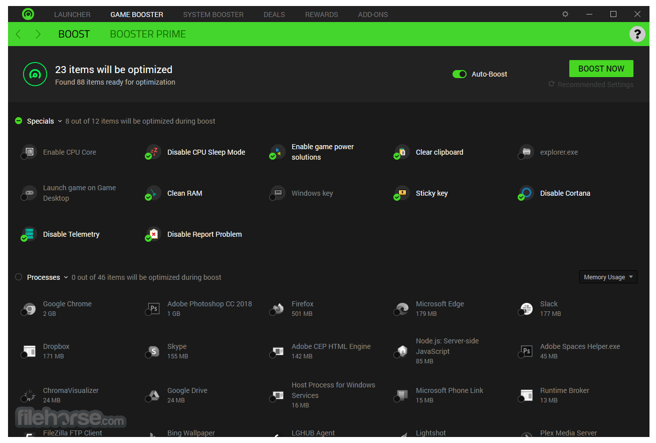 Razer Cortex 畫面截圖 2