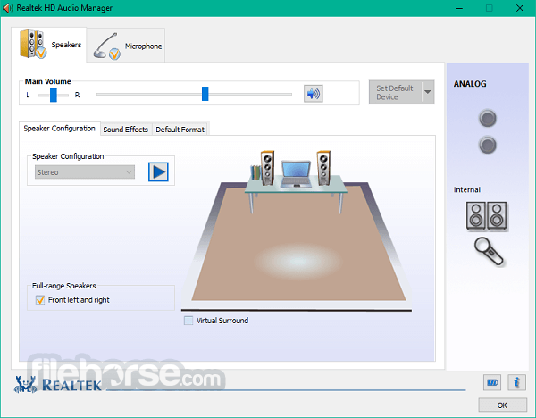 Realtek High Definition Audio 2.82 (32-bit) 畫面截圖 1