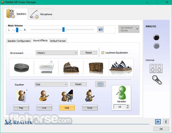 Realtek High Definition Audio 2.82 (32-bit) 畫面截圖 2