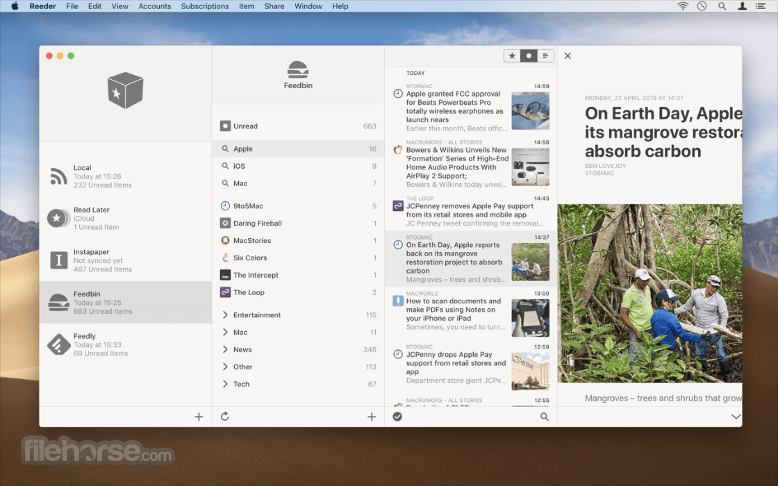 Reeder 畫面截圖 4