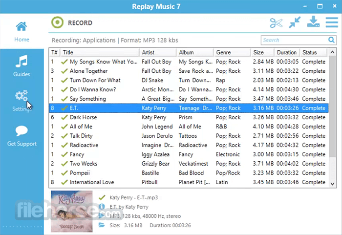 Replay Music 畫面截圖 3