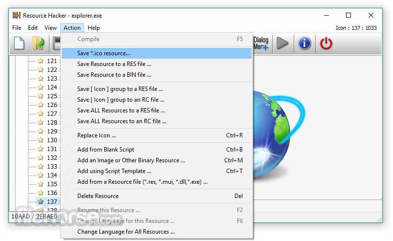 Resource Hacker 5.2.8 Build 畫面截圖 5