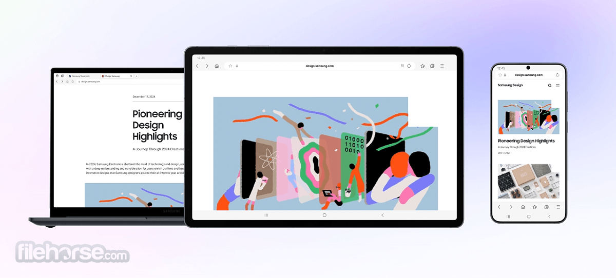 Samsung Browser 畫面截圖 1