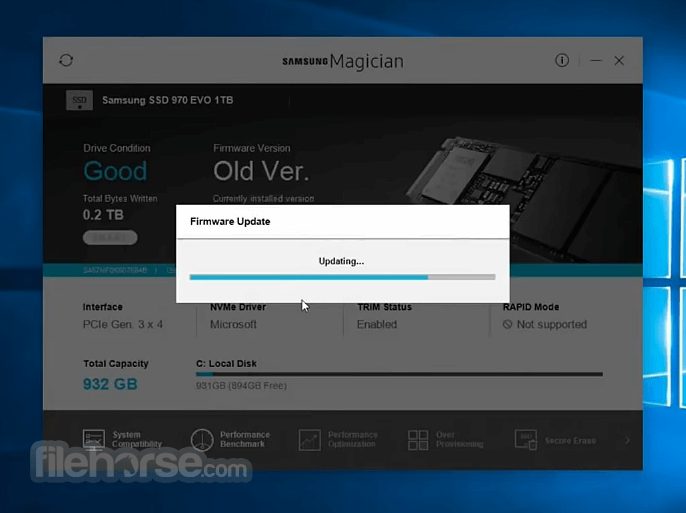Samsung Magician 畫面截圖 3