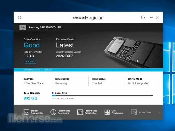 Samsung Magician 畫面截圖 4