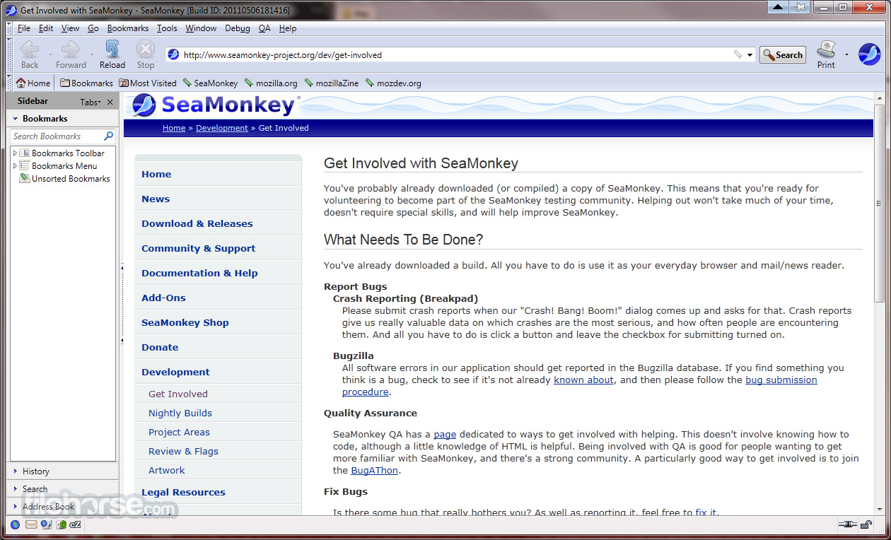 SeaMonkey 2.53.21 (32-bit) 畫面截圖 1
