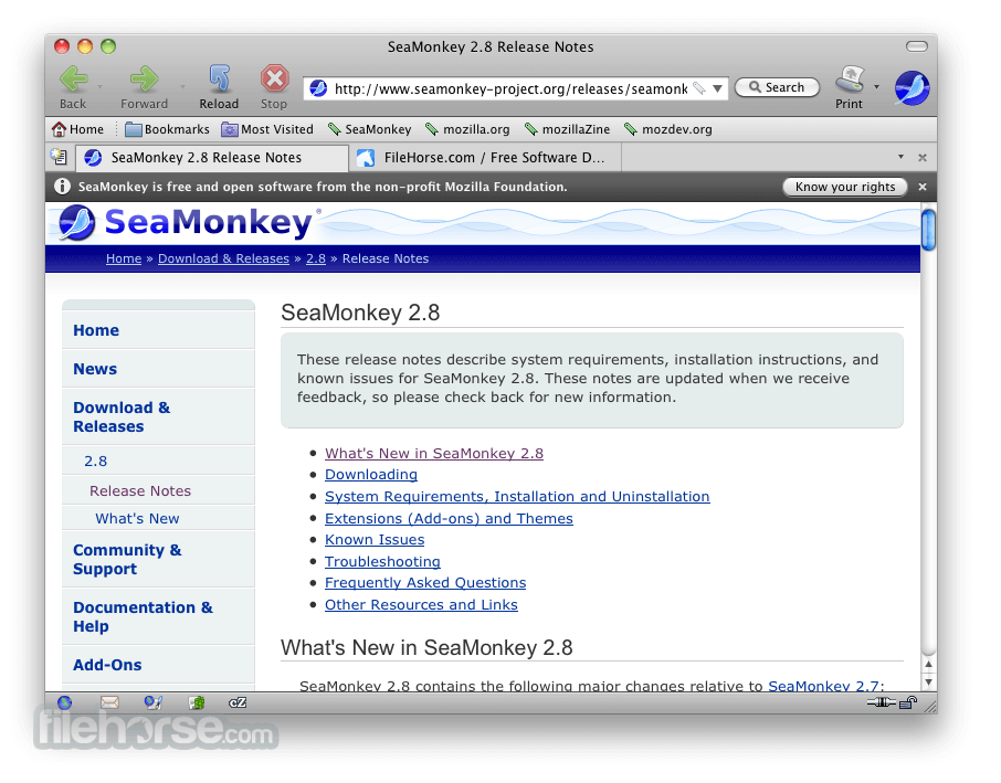 SeaMonkey 畫面截圖 1