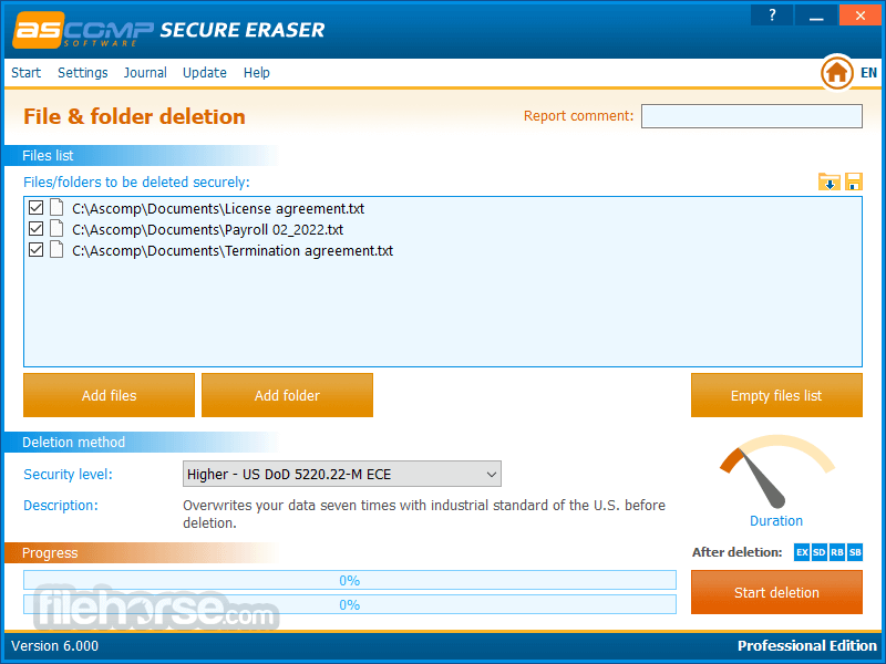 Secure Eraser 畫面截圖 2