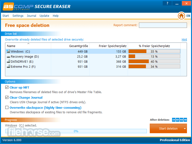 Secure Eraser 畫面截圖 4