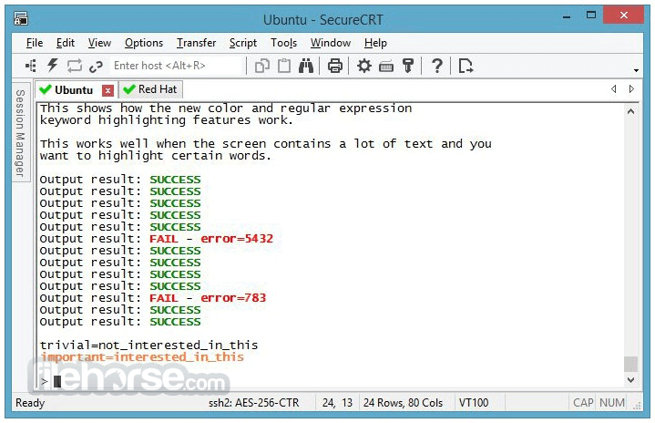 SecureCRT 畫面截圖 2