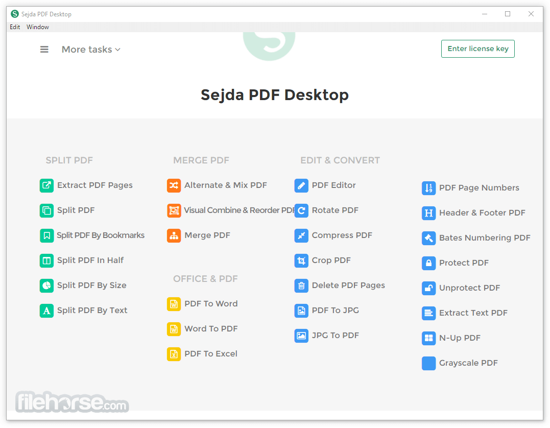 Sejda PDF Desktop 畫面截圖 1