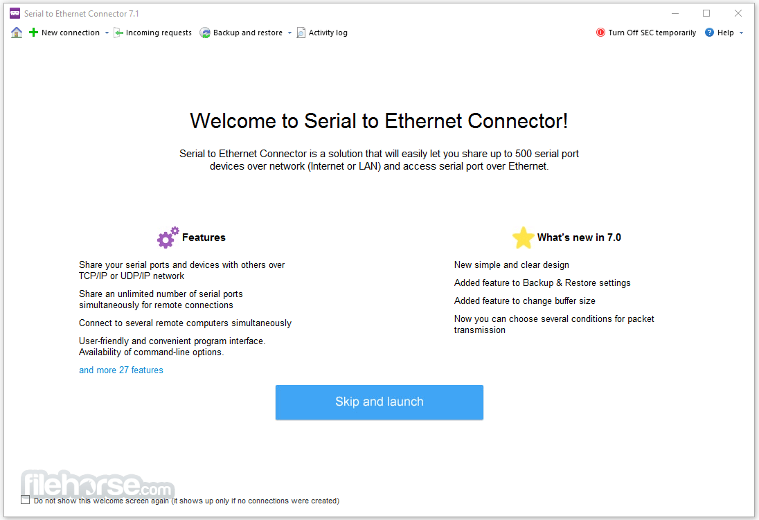Serial to Ethernet Connector 畫面截圖 1