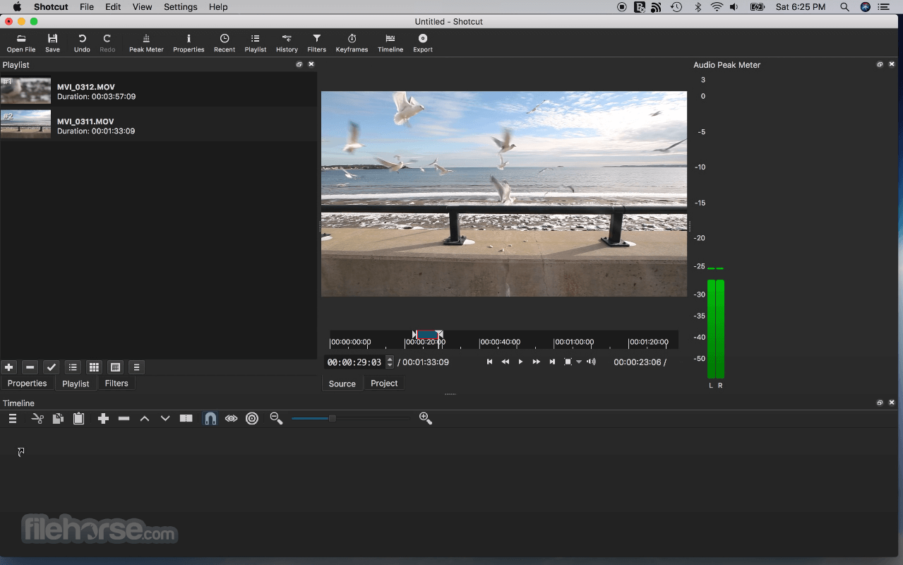 Shotcut 畫面截圖 1