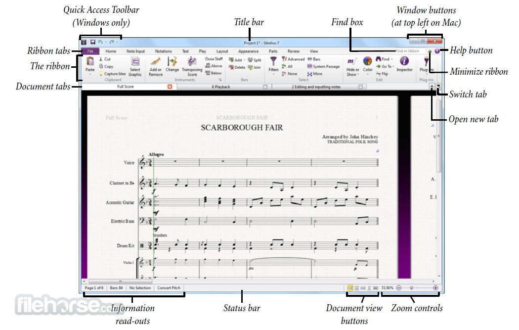 Sibelius 畫面截圖 2
