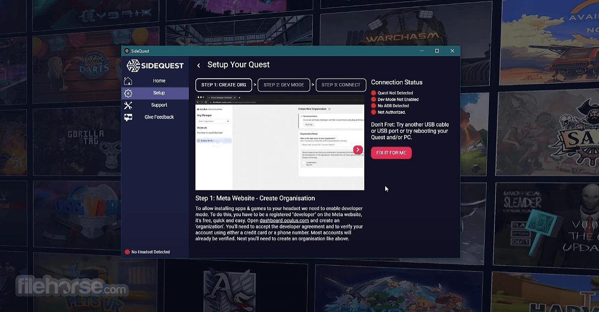 SideQuest 畫面截圖 3