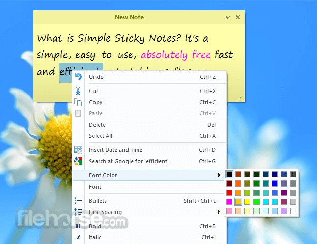 Simple Sticky Notes 畫面截圖 1