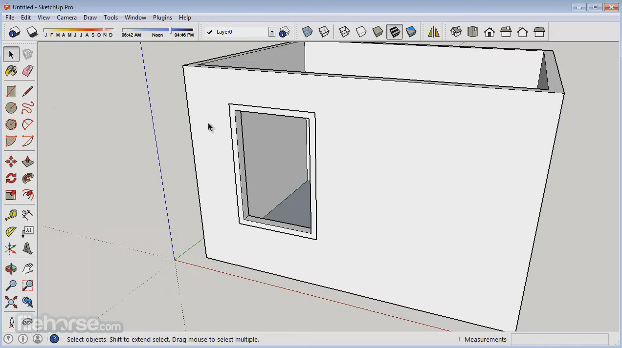 SketchUp Make 畫面截圖 1