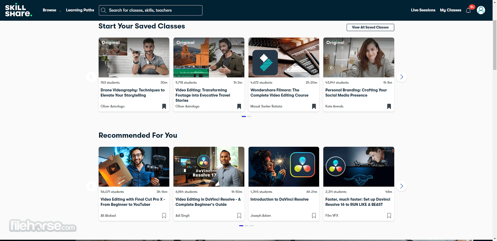 Skillshare - Explore Thousands of Classes 畫面截圖 3