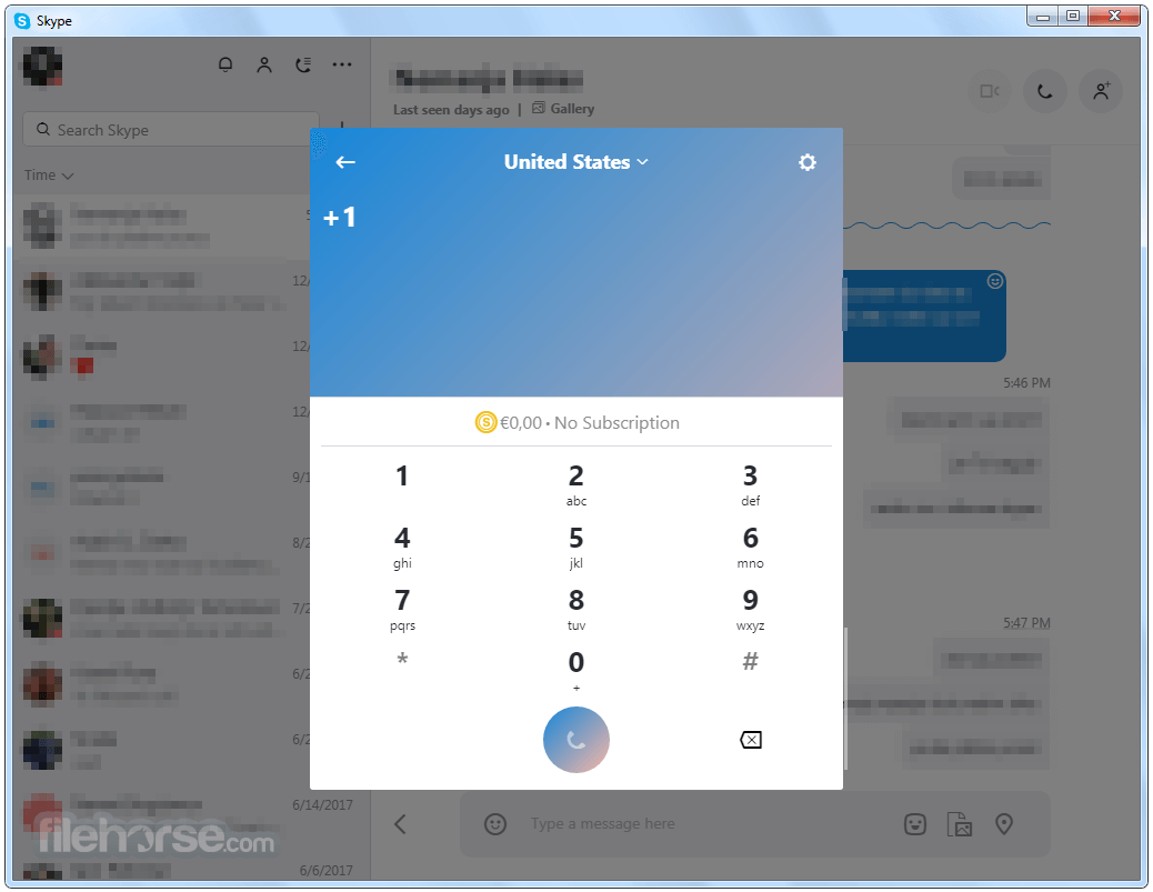 Skype 畫面截圖 3