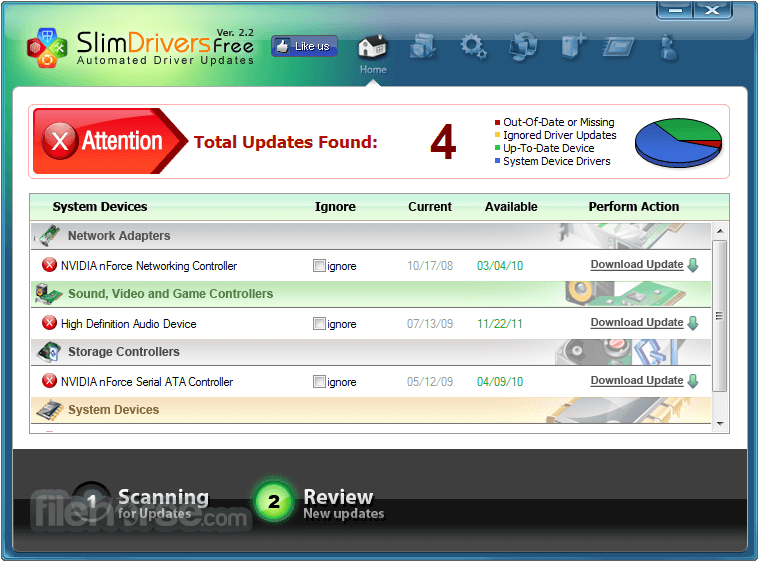 SlimDrivers 畫面截圖 2