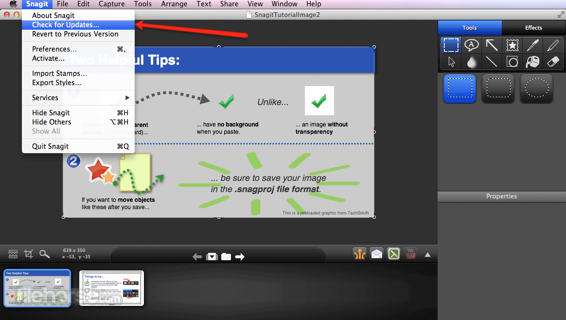 Snagit 畫面截圖 2