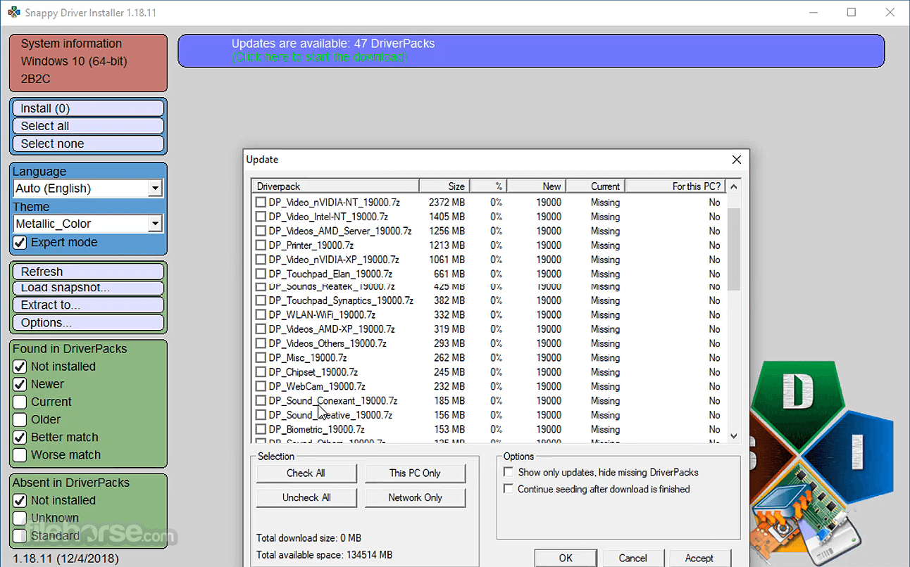 Snappy Driver Installer Full 畫面截圖 1