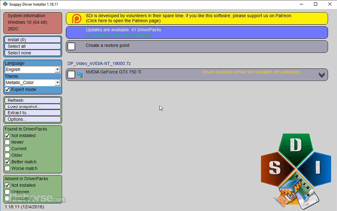 Snappy Driver Installer Full 畫面截圖 4