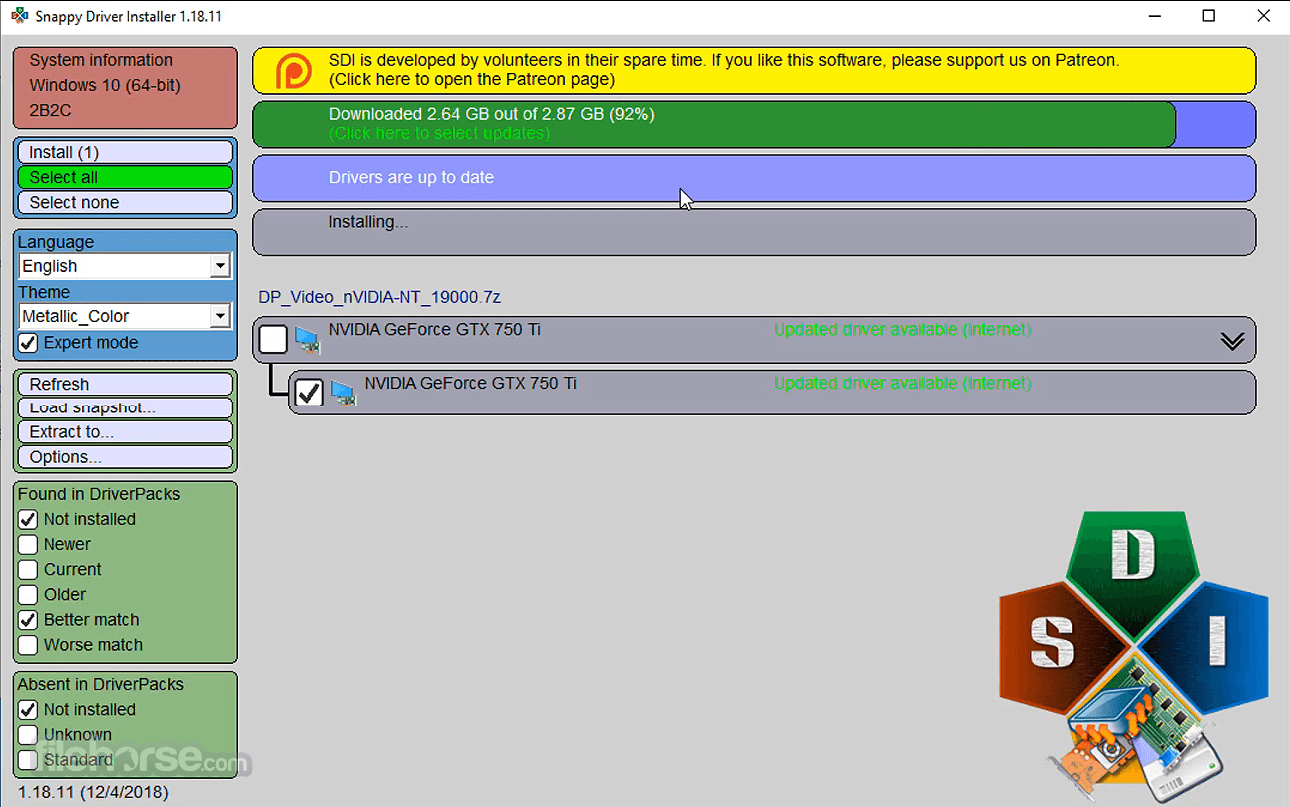 Snappy Driver Installer Full 畫面截圖 5