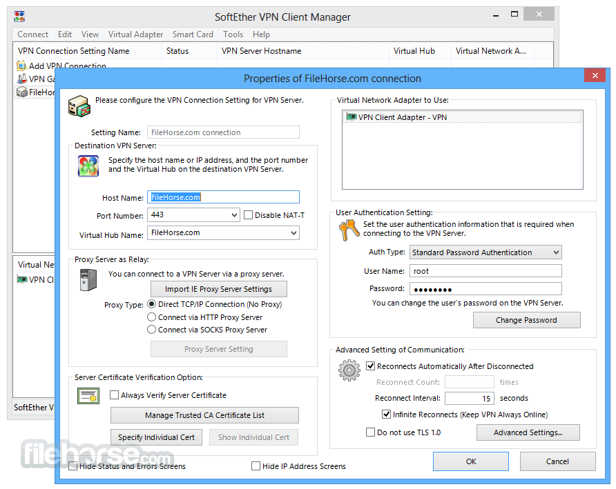 SoftEther VPN Gate Client Plugin 2026.08.13 build 畫面截圖 3
