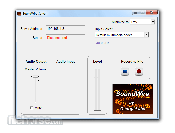 SoundWire Server 畫面截圖 1