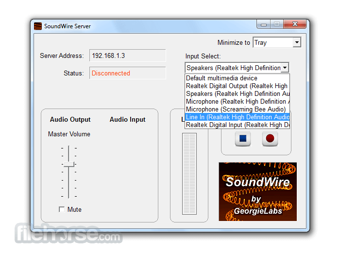 SoundWire Server 畫面截圖 2
