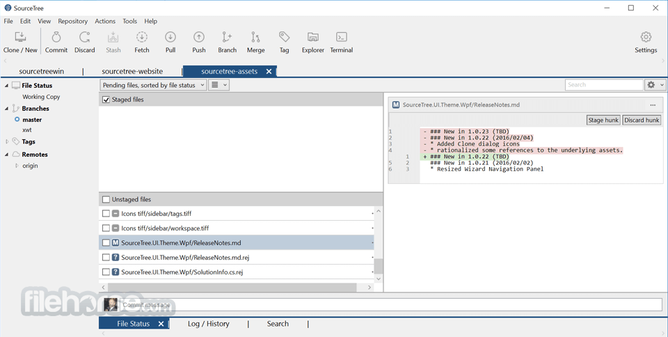 SourceTree 畫面截圖 2