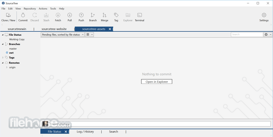 SourceTree 畫面截圖 3