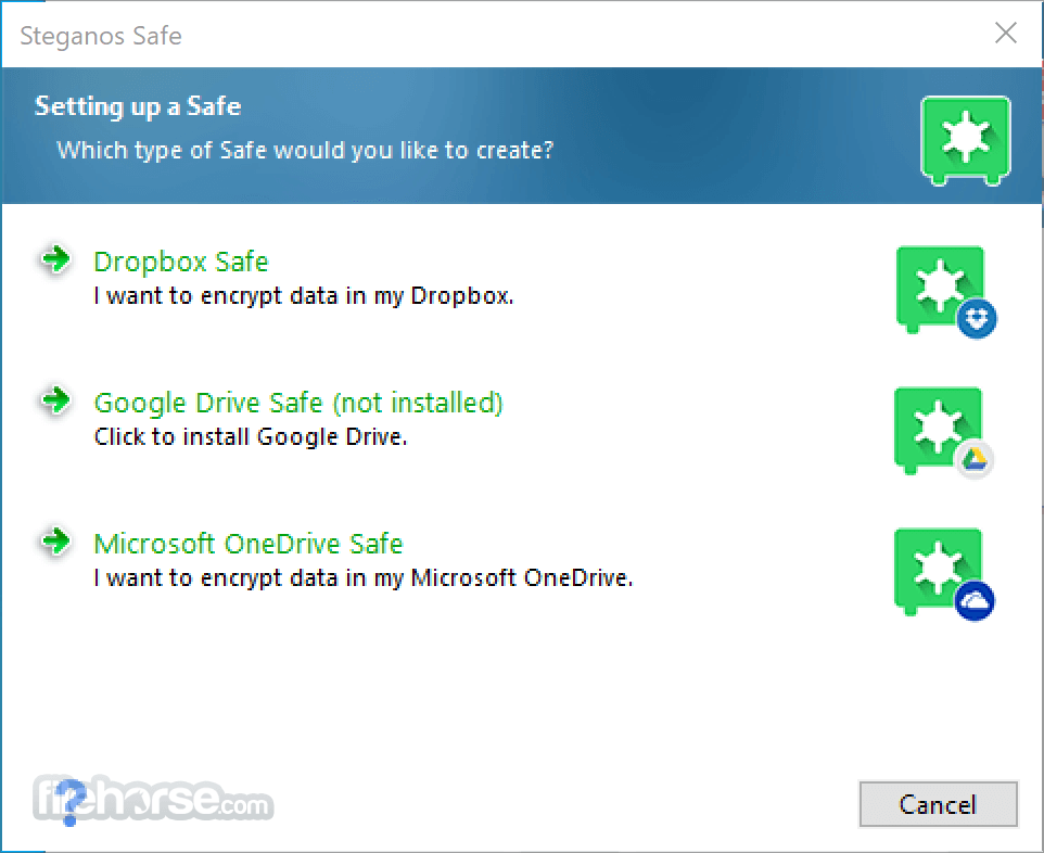 Steganos Data Safe 畫面截圖 2