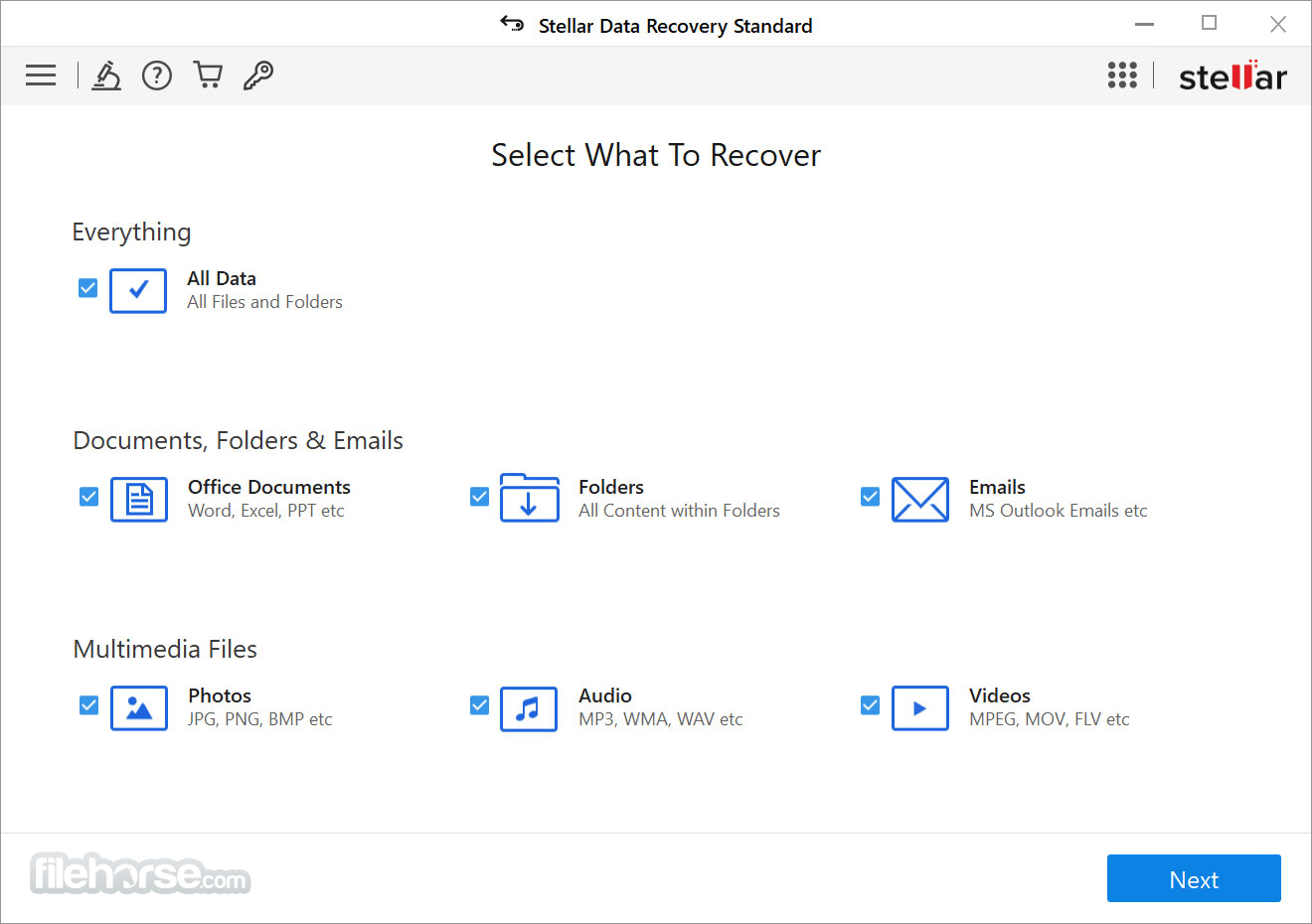 Stellar Windows Data Recovery Standard 畫面截圖 1