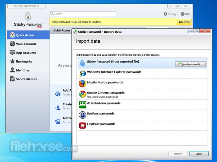 Sticky Password 畫面截圖 1
