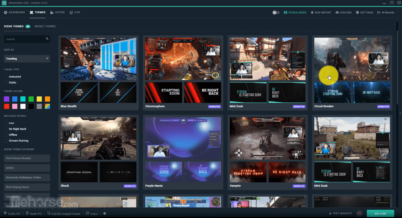 Streamlabs OBS 畫面截圖 1