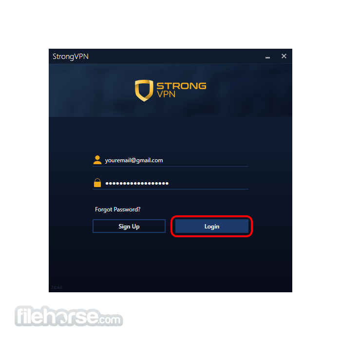 StrongVPN 畫面截圖 1