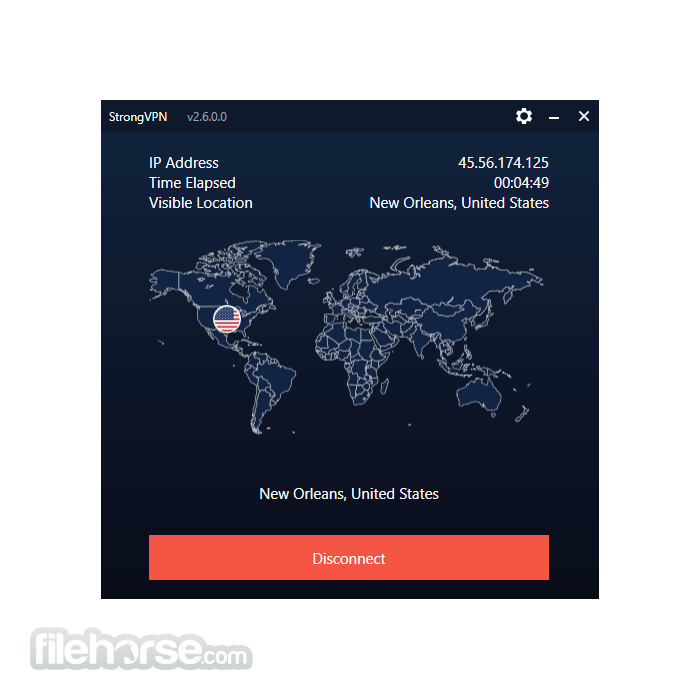 StrongVPN 畫面截圖 4