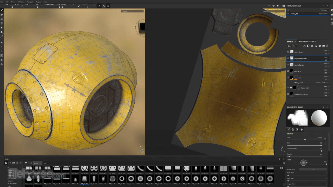 Substance Painter 畫面截圖 5
