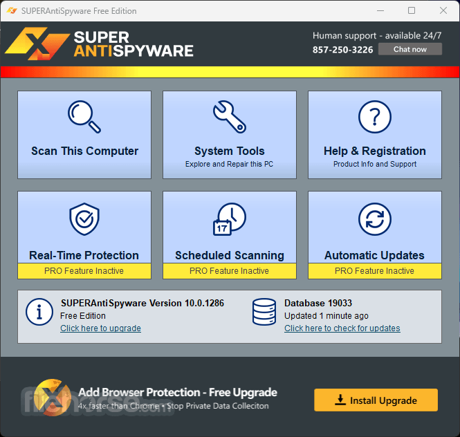 SuperAntiSpyware Professional X 畫面截圖 1