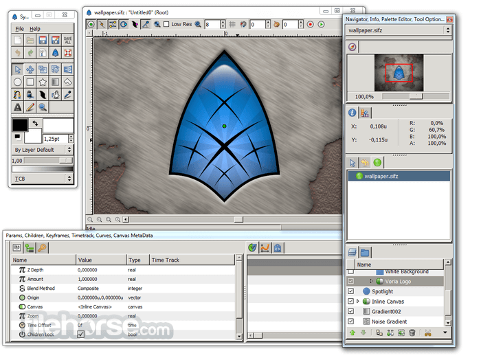 Synfig Studio 1.5.5 (32-bit) 畫面截圖 1
