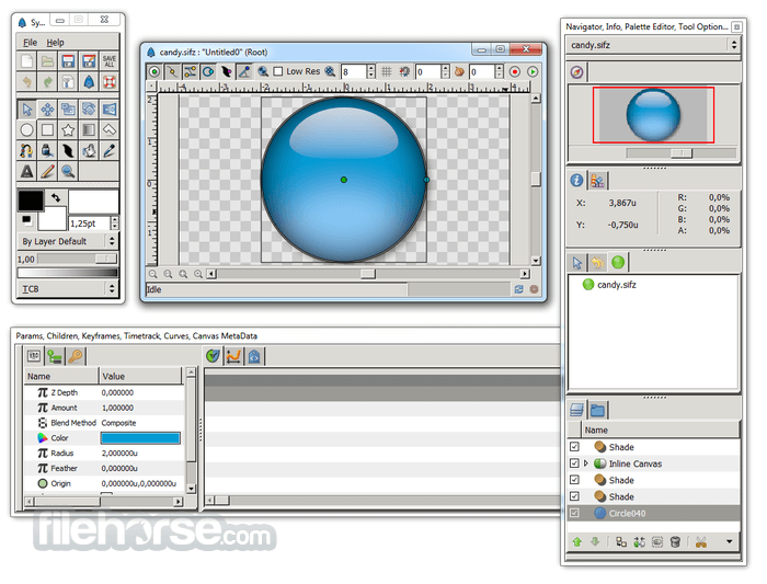 Synfig Studio 1.5.5 (32-bit) 畫面截圖 2