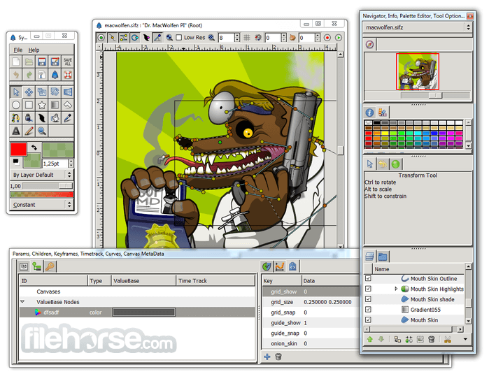 Synfig Studio 1.5.5 (32-bit) 畫面截圖 3
